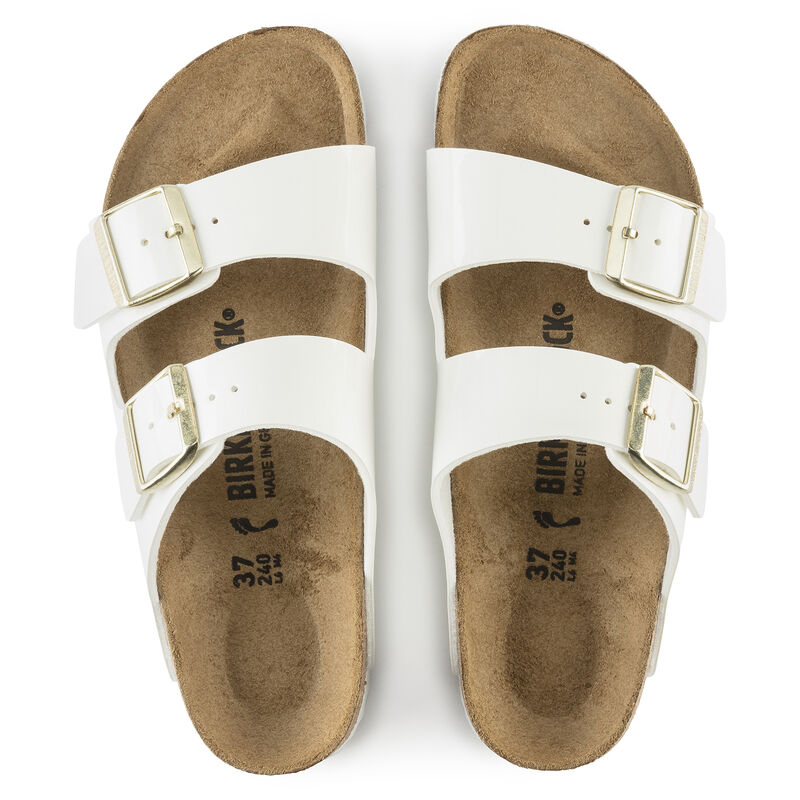 Arizona Classic Footbed : White Patent