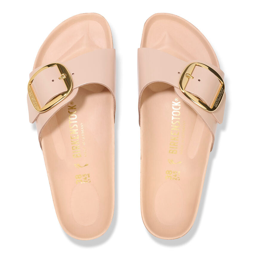 Madrid Big Buckle : High Shine Beige