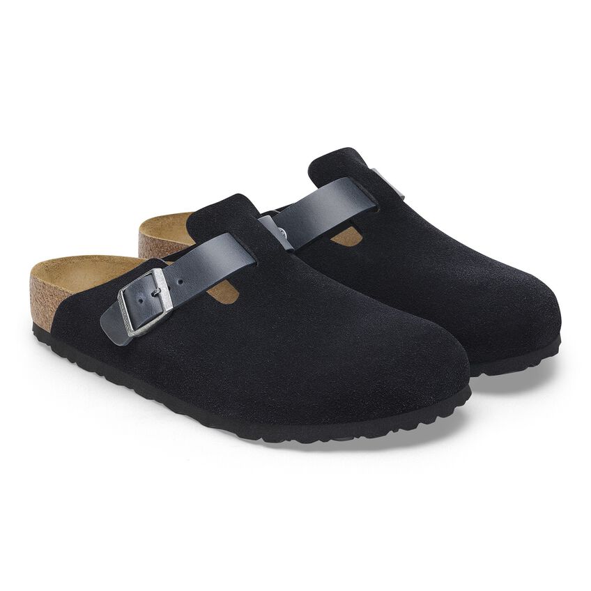 Boston Classic Footbed : Midnight Suede/Oiled