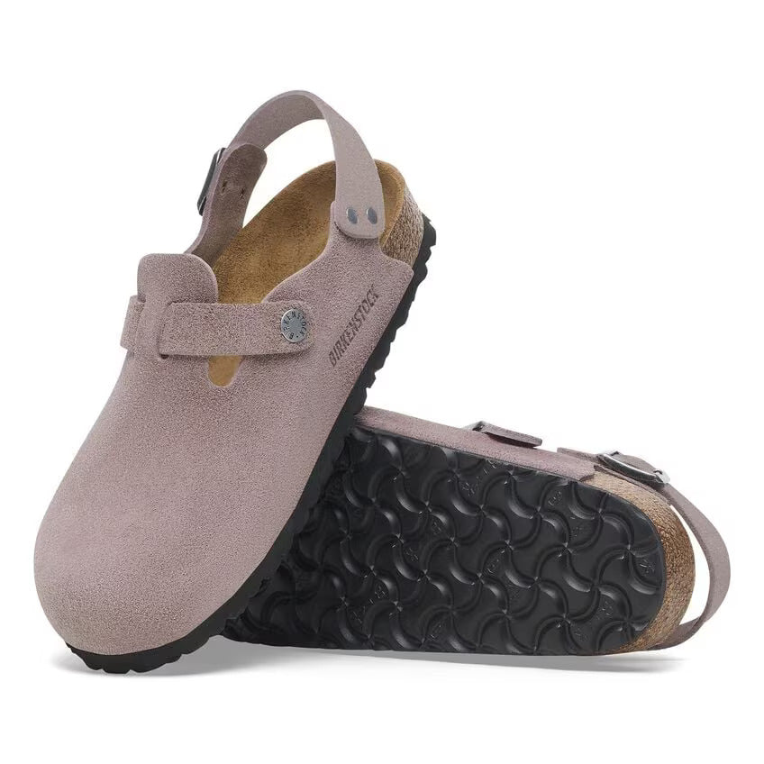 Tokio Classic Footbed : Faded Purple Suede