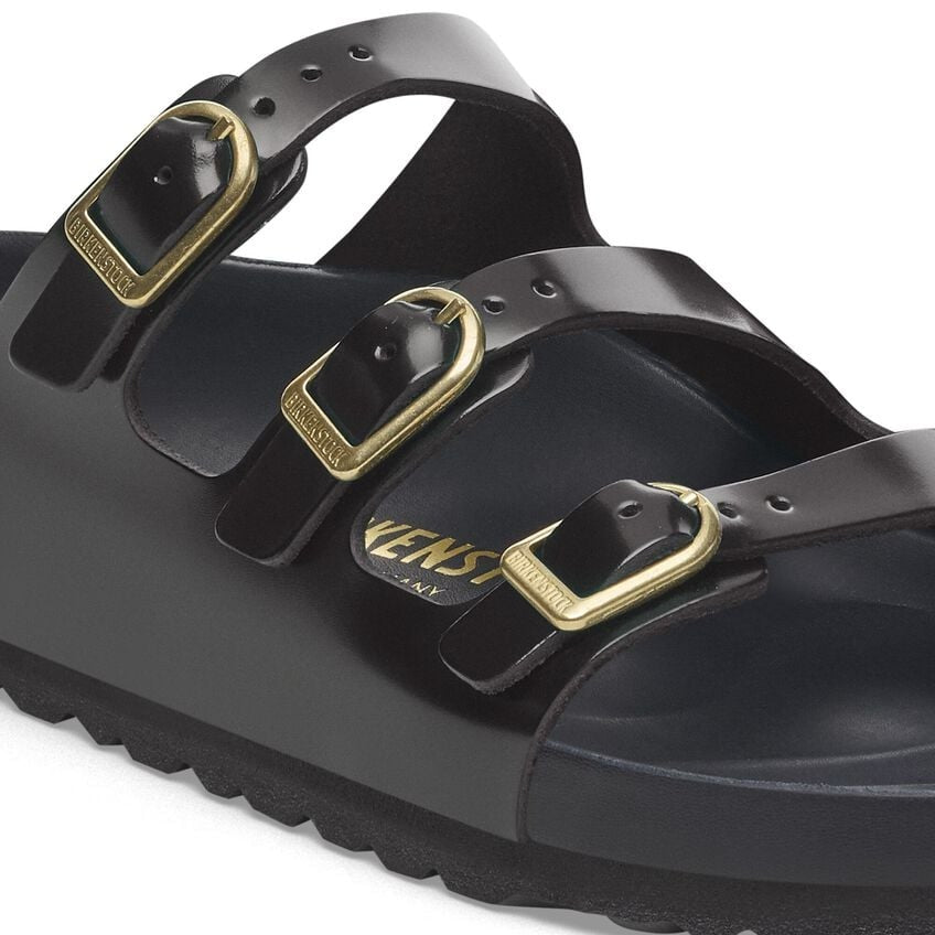 Florida Classic Footbed : High Shine Black Exquisite