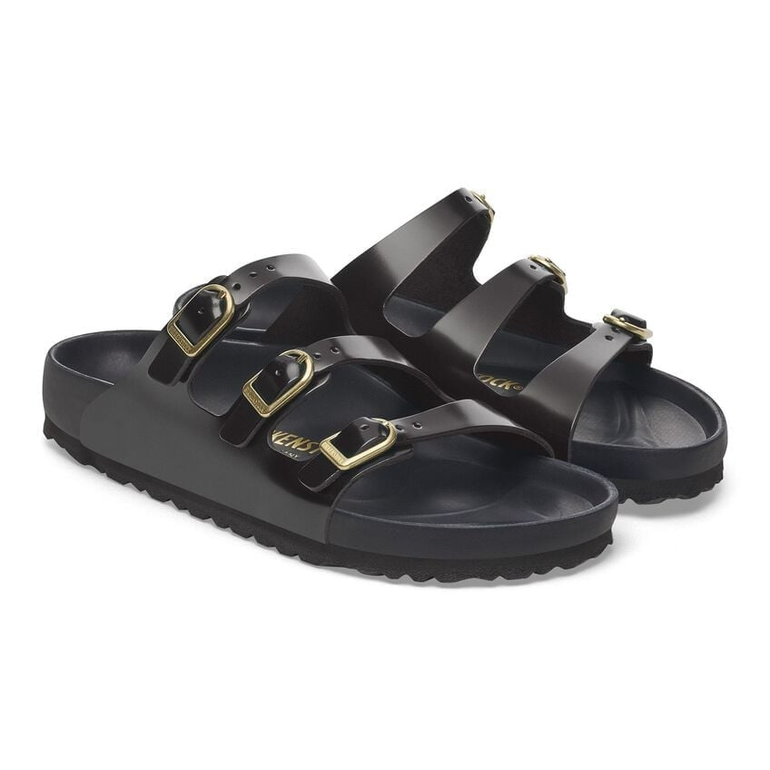 Florida Classic Footbed : High Shine Black Exquisite