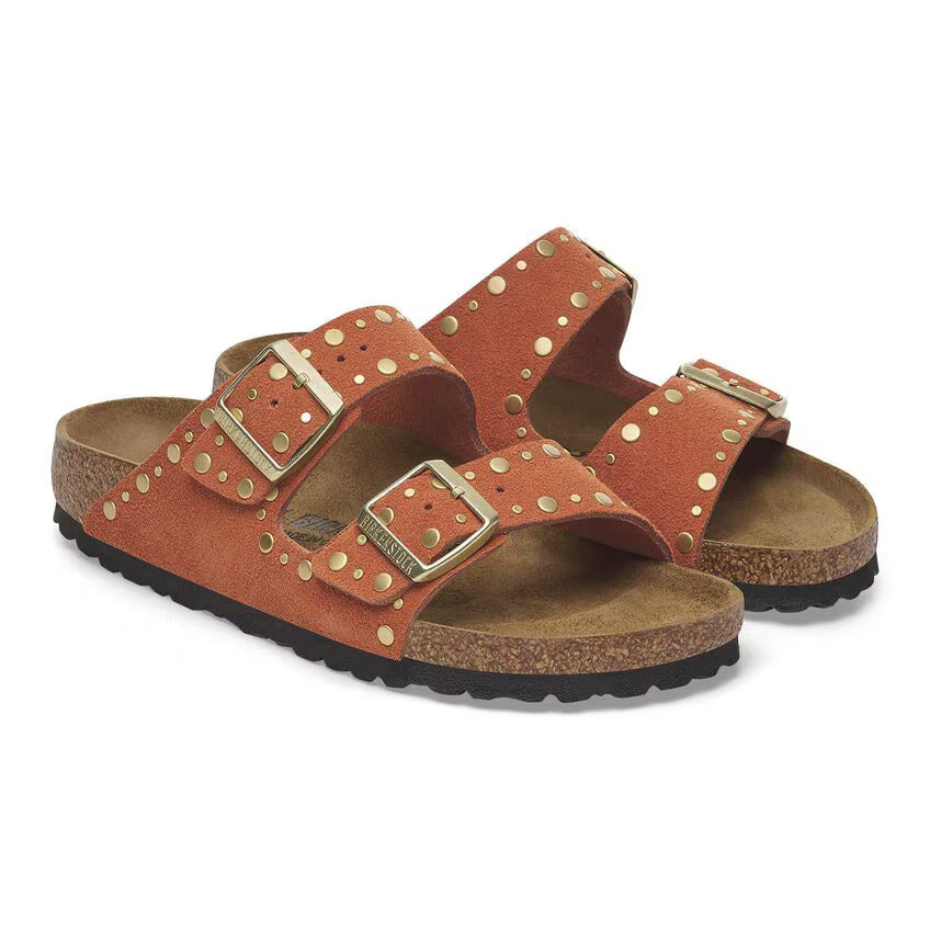 Arizona Classic Footbed : Dark Rust Rivets