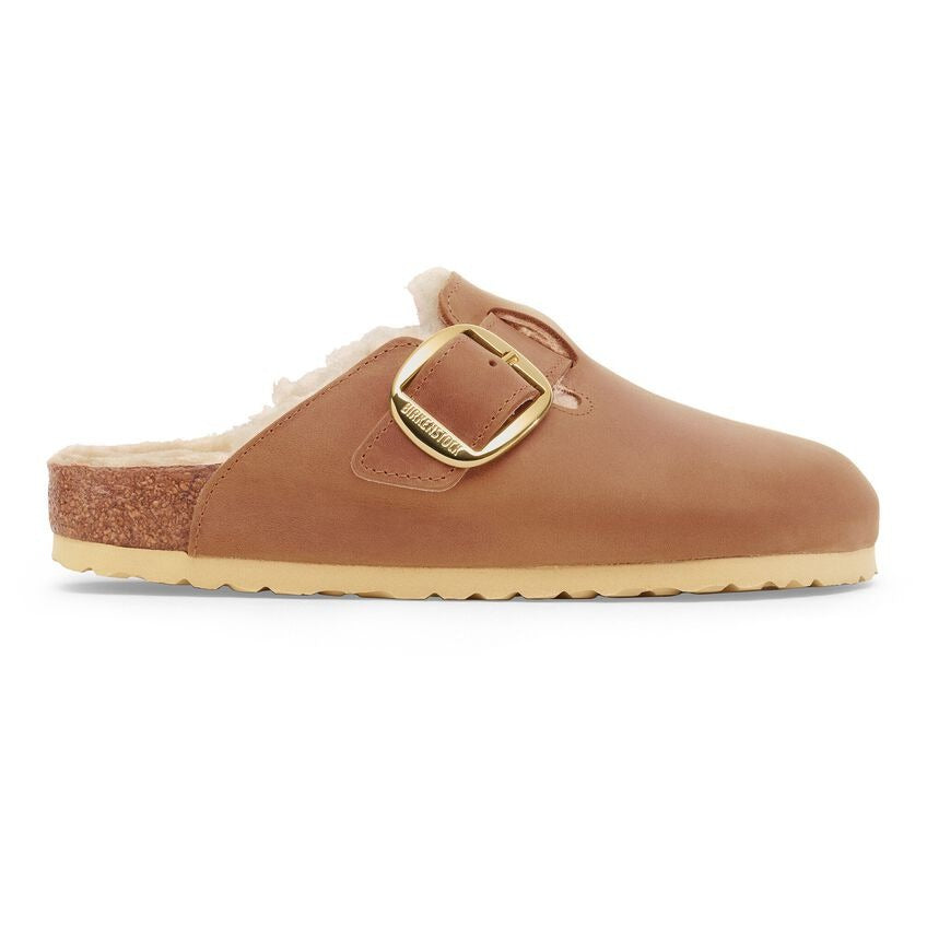 Boston Big Buckle : Shearling Cognac