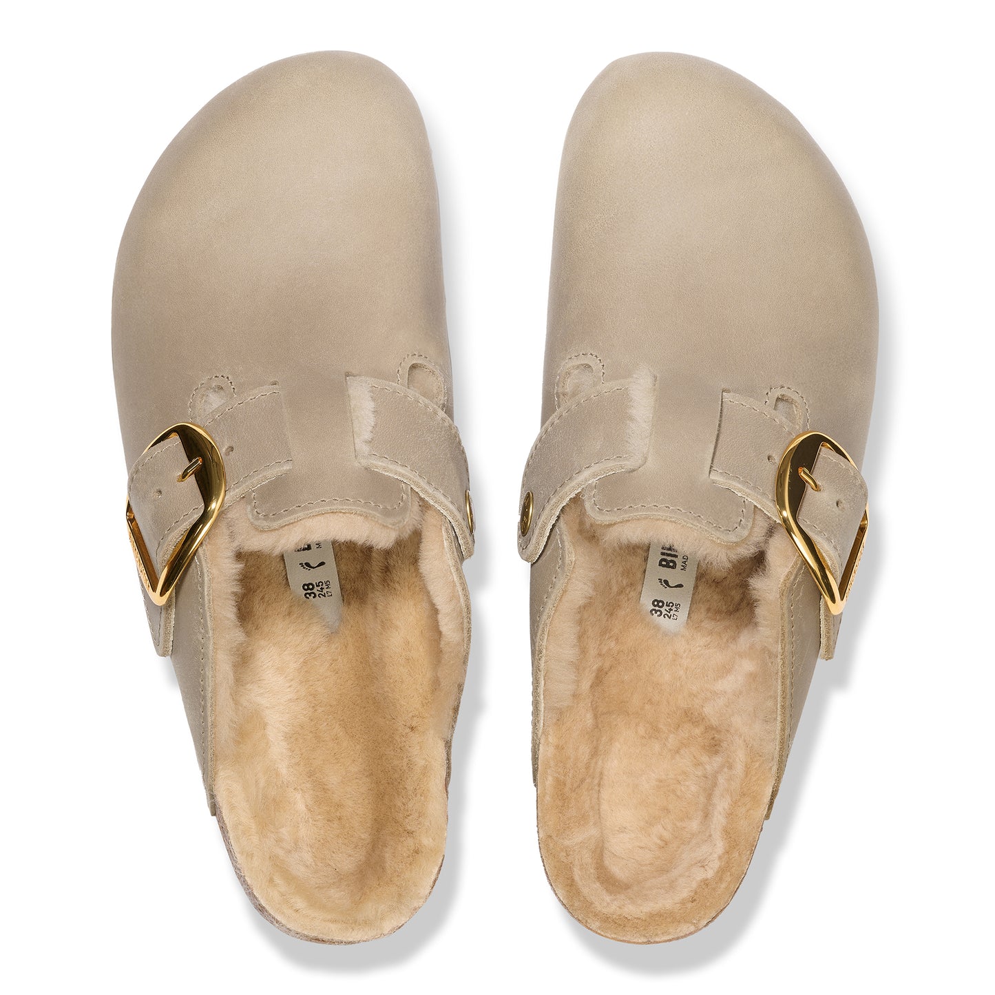 Boston Big Buckle : Shearling Tobacco