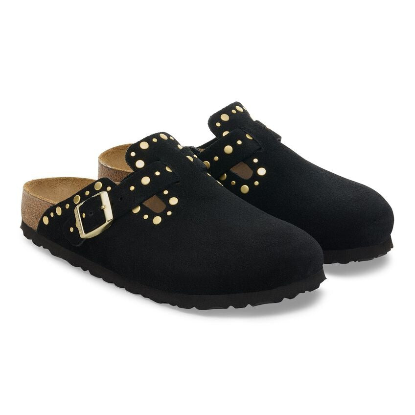 Boston Classic Footbed : Black Rivets