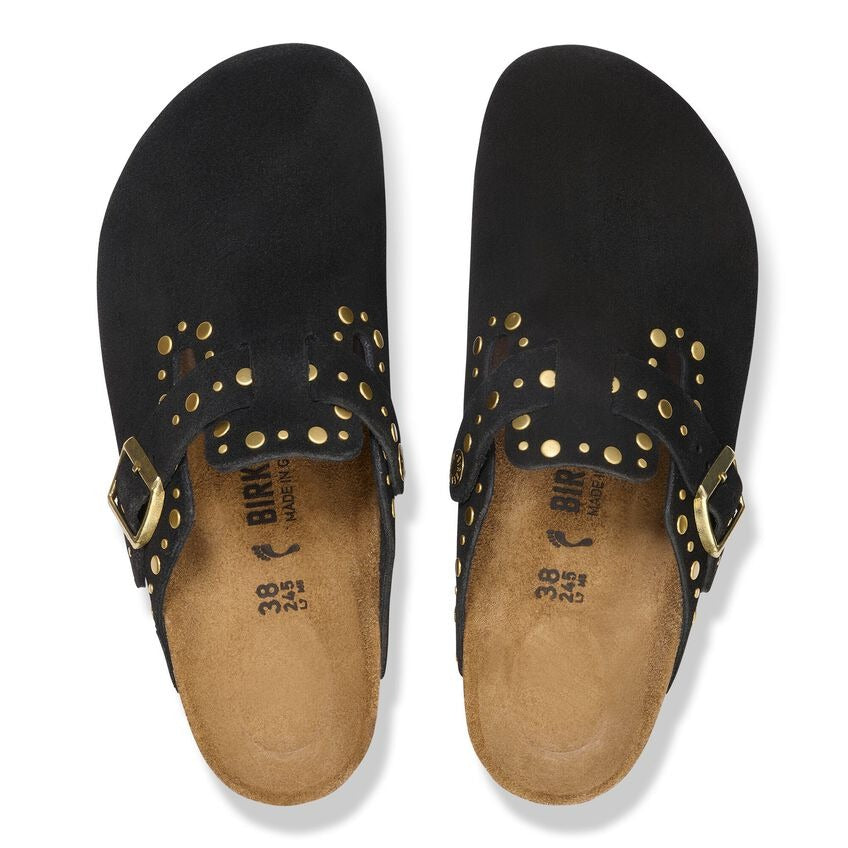Boston Classic Footbed : Black Rivets