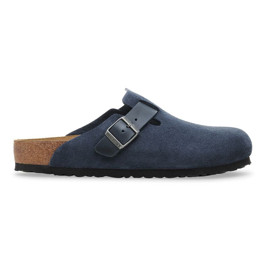 Boston Classic Footbed : New Navy Suede/Oiled