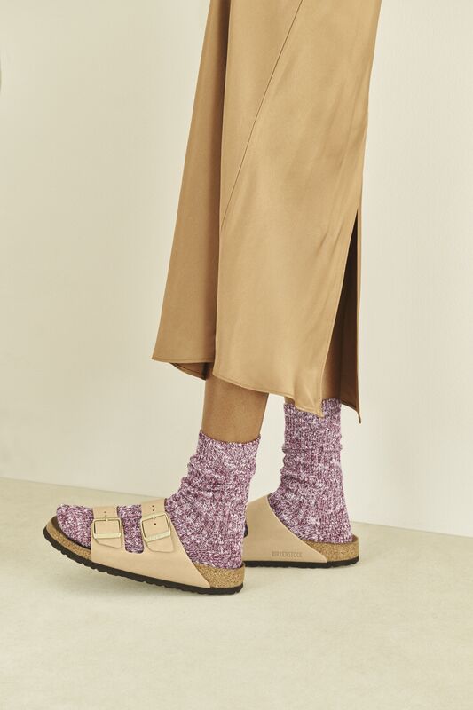 Cotton Slub Sock : Zinfandel