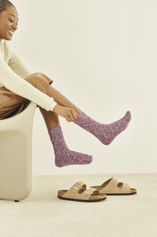Cotton Slub Sock : Zinfandel