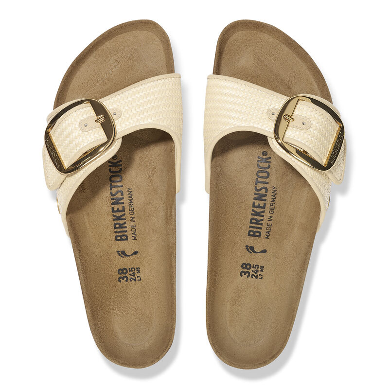 Madrid Big Buckle : Raffia Natural