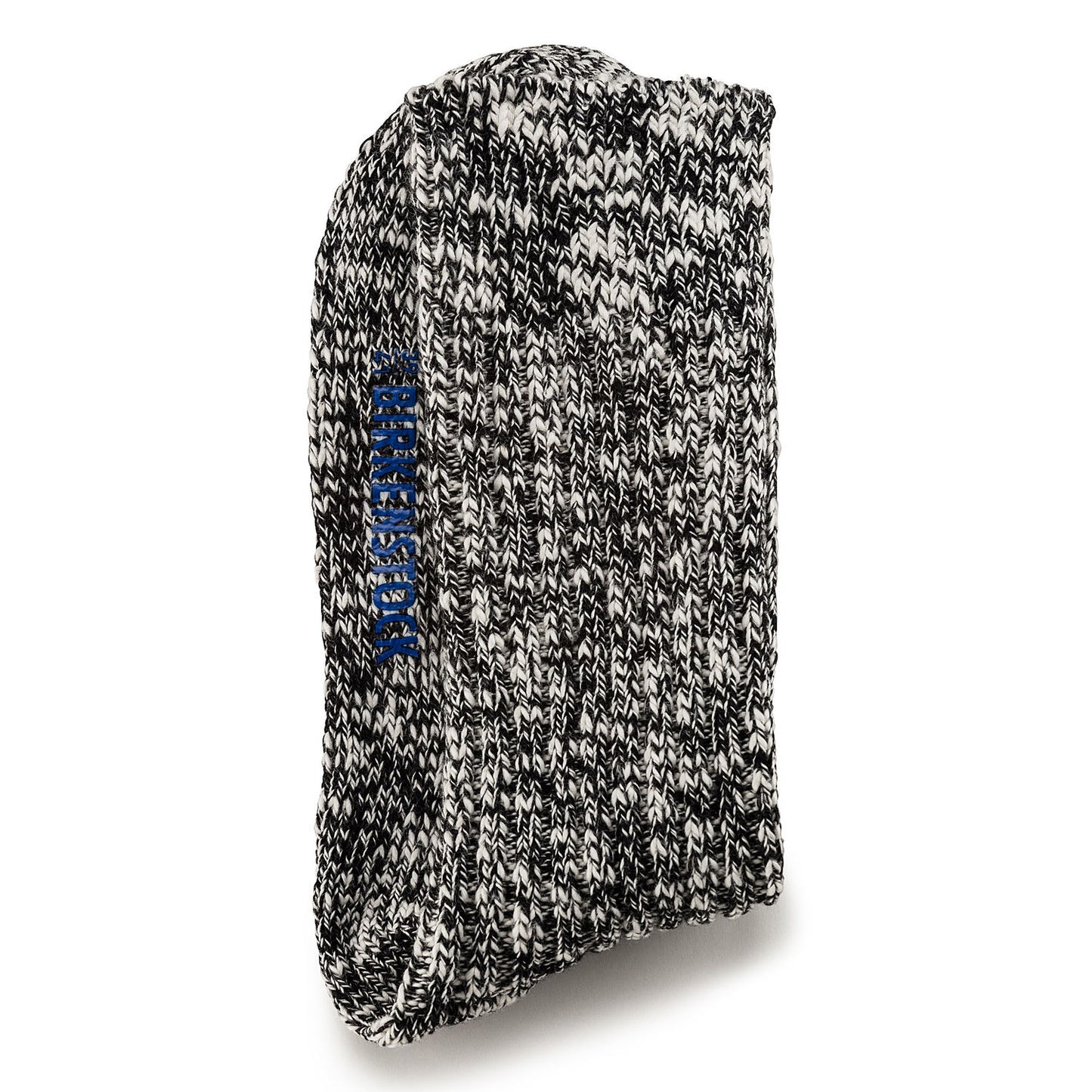 Cotton Slub Sock : Black/Gray