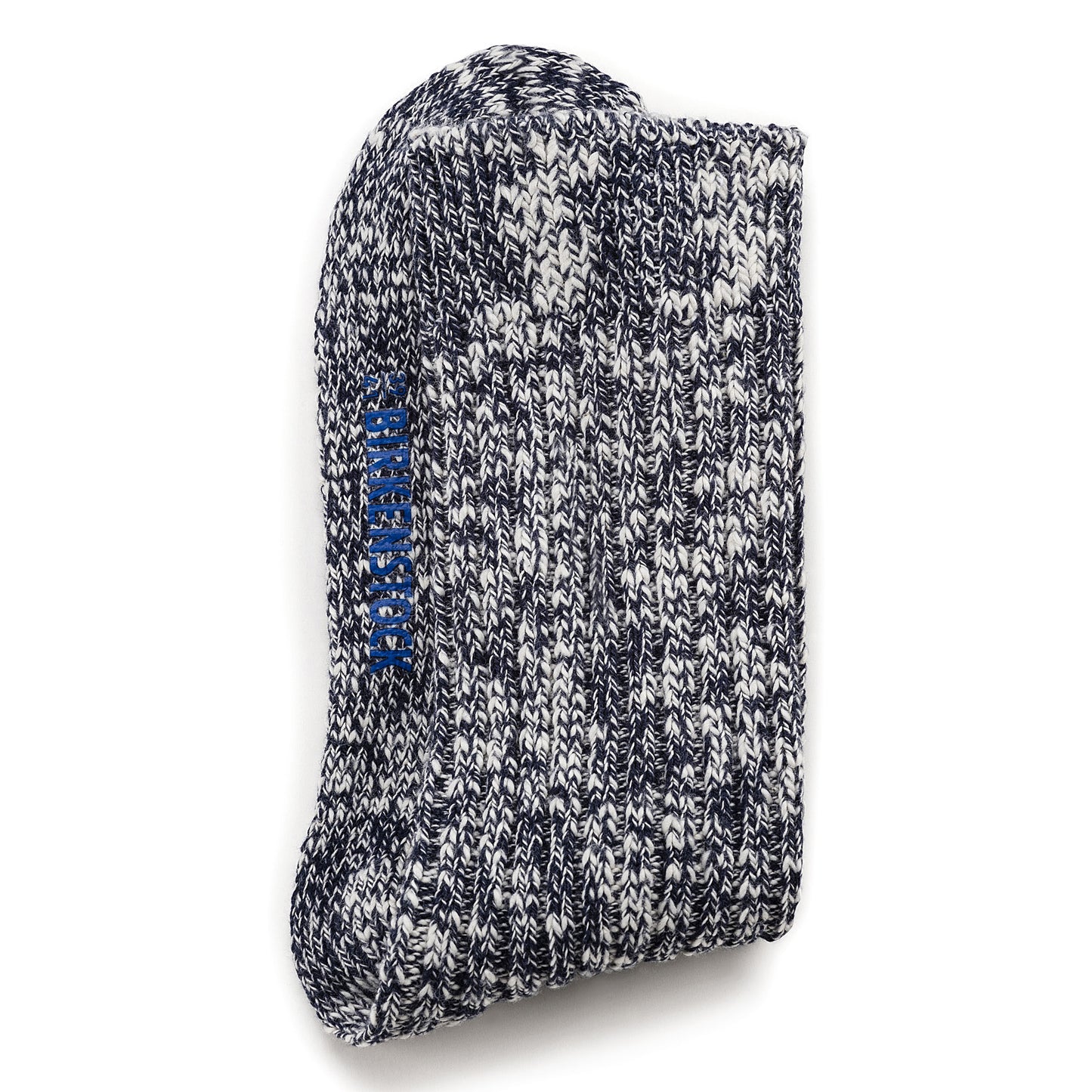 Cotton Slub Sock : Blue/White