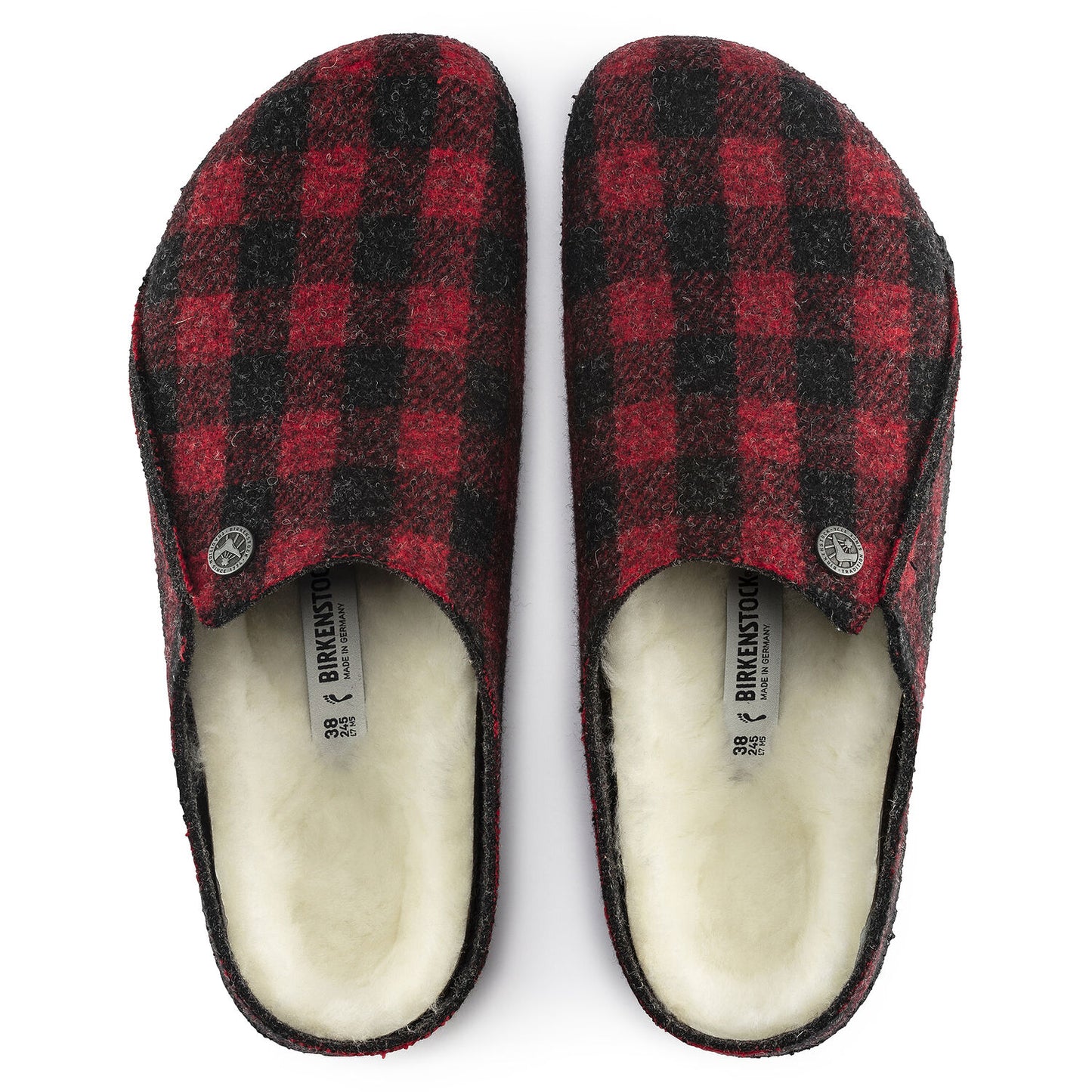 Zermatt Shearling : Plaid Red