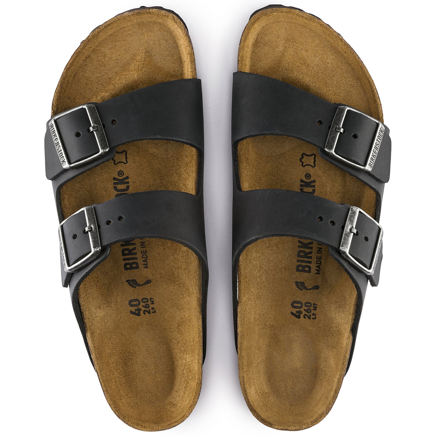 Arizona Classic Footbed : Black Oiled