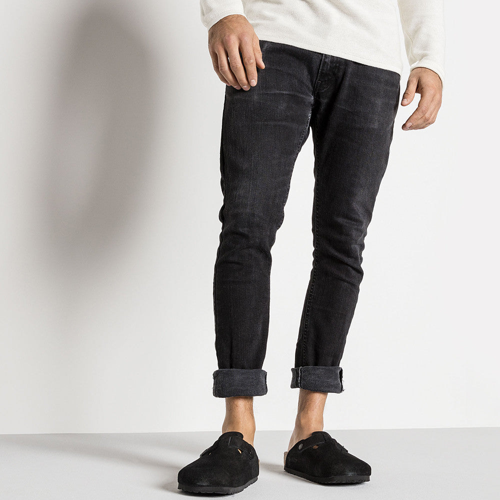 Boston Soft Footbed : Black Suede