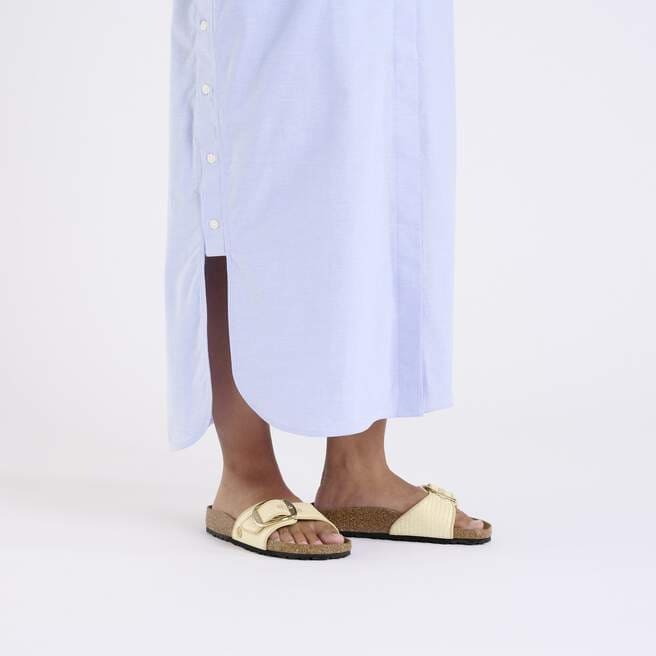 Madrid Big Buckle : Raffia Natural