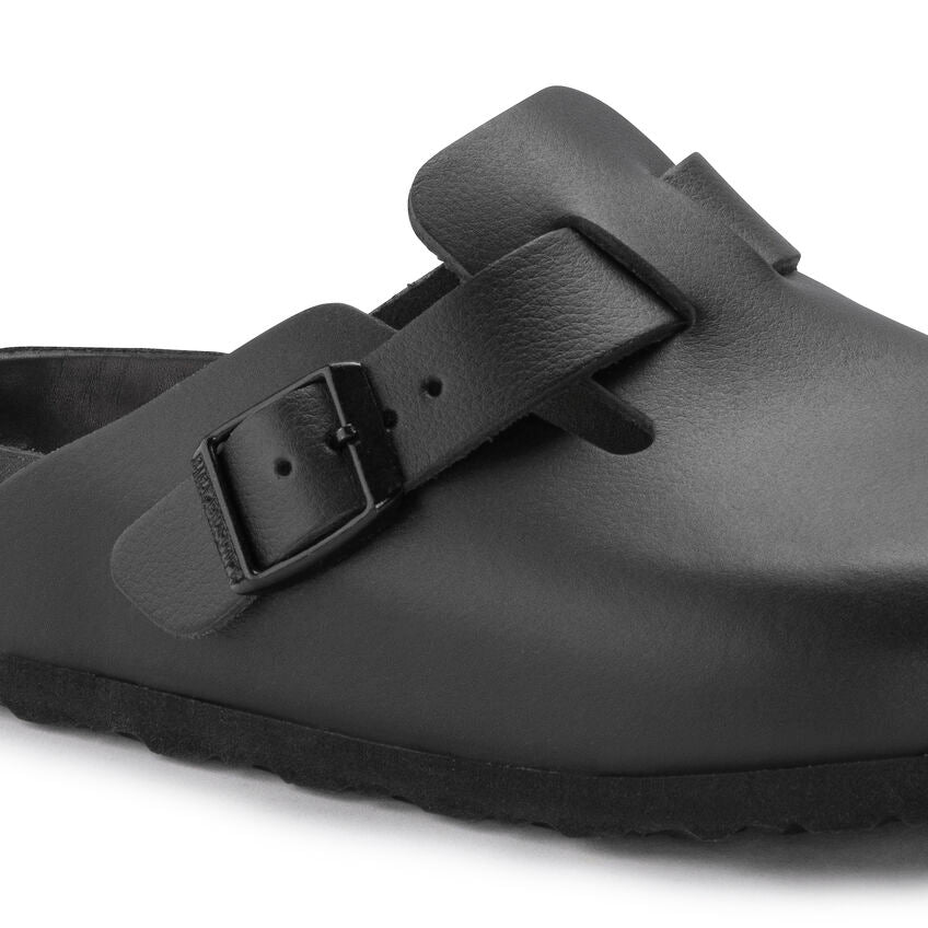 
                      
                        Boston Classic Footbed : Black Exquisite Smooth Leather
                      
                    